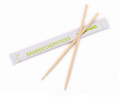 Individually Wrapped Bamboo Chopsticks 210mm - 100x Per Pack