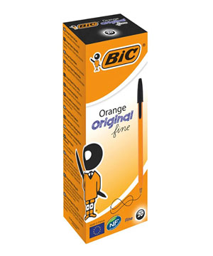 Bic Fine Ballpoint Pen Black - 20 Per Pack