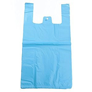 Blue Carrier Bags 215mm x 350mm x 440mm 18 Micron - 2,000 per Pack