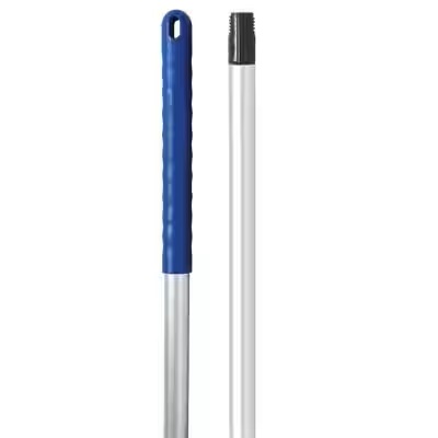Blue Aluminum Brush Handle - 1.4 Metre - Blue Grip