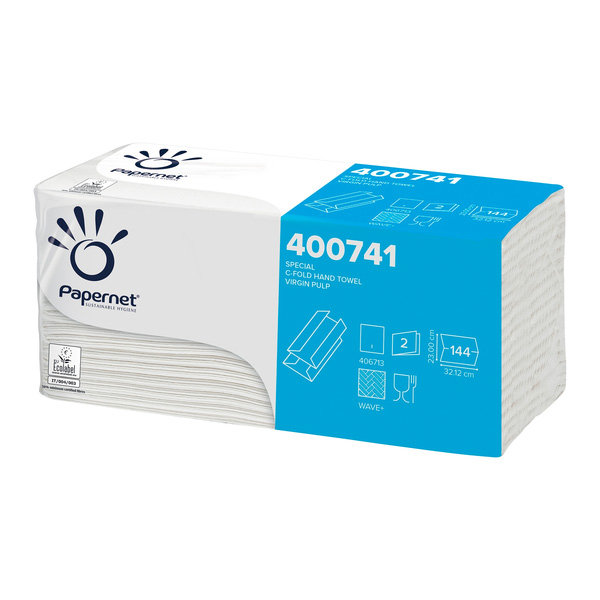 PaperNet C-Fold Hand Towels - 2,880 Sheets Per Case