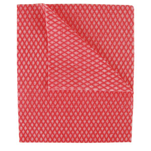 Economy Cloths 420x350mm Red - 50 Per Pack