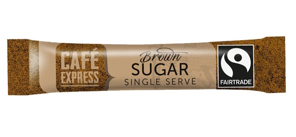 Cafe Express Fairtrade Brown Sugar Sticks 2.5 Grams - 1000x Per Pack