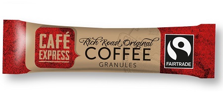 Cafe Express Fairtrade Coffee Sticks 1.5 Grams - 250x Per Pack