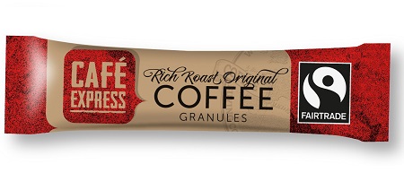 Cafe Express Fairtrade Coffee Sticks 1.5 Grams - 500x Per Pack