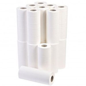 Hygiene Couch Rolls 250mm x 40m White - 18 Rolls Per Pack