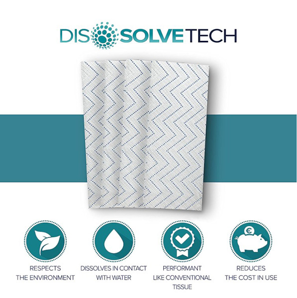 Dissolve-Tech V-Fold Hand Towels - Fully Flushable - 3150 Sheets Per Case Dissolve-Tech V-Fold Hand Towels - Fully Flushable - 3150 Sheets Per Case