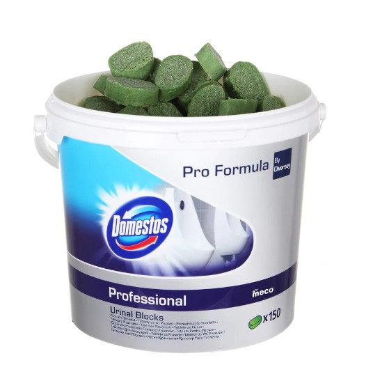 Domestos Professional Urinal Channel Blocks 3kg - 150 Blocks Per Tub