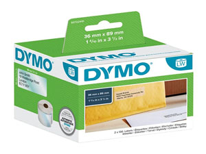 Dymo 99013 LabelWriter 89mm x 36mm - Transparent Labels- S0722410