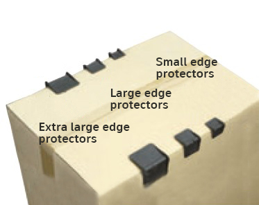 Plastic Edge Protectors Extra Large 57mm x 48mm - 1,000 per Box Plastic Edge Protectors Extra Large 57mm x 48mm - 1,000 per Box