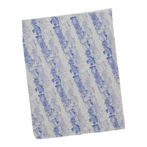 Blue Burger Wraps 250mm x 330mm - Pack of 1,000