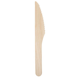 Wooden Knife Biodegradable - 100 Per Pack