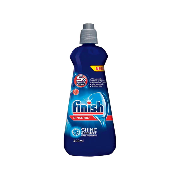 Finish Rinse Aid 80 Washes 400ml Bottle - 1x Per Pack