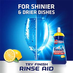 Finish Rinse Aid 80 Washes 400ml Bottle - 1x Per Pack