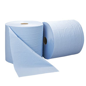 2-Ply Forecourt Roll - 400m Blue - 2 Rolls Per Pack