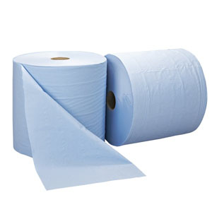 Forecourt Roll Blue 2Ply - 280mm x 400m - 2x Rolls Per Pack