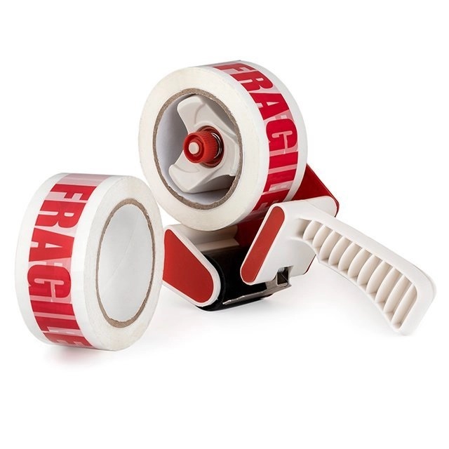 Fragile - Printed Tape 48mm x 66 Metres - 1x Roll Per Pack