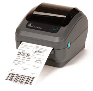 Zebra Direct Thermal Label Printer GK420d - USB/Serial/Parallel Zebra 