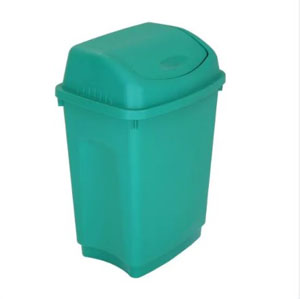 Flip Top Bins - 50 Litre Green - 1 Bin