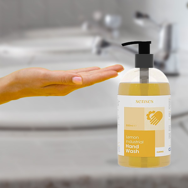 Senses Lemon Industrial Hand Wash - 500ml Bottle Senses Lemon Industrial Hand Wash - 500ml Bottle