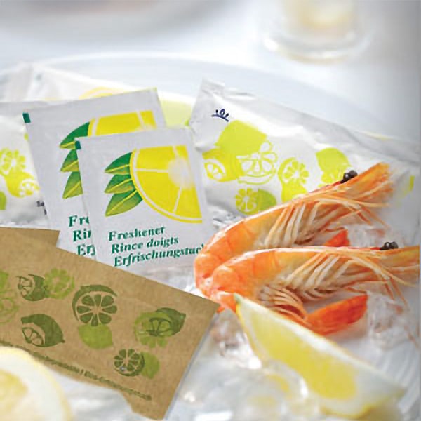Lemon Scented Hand Wipes Medium - 1000x Per Pack
