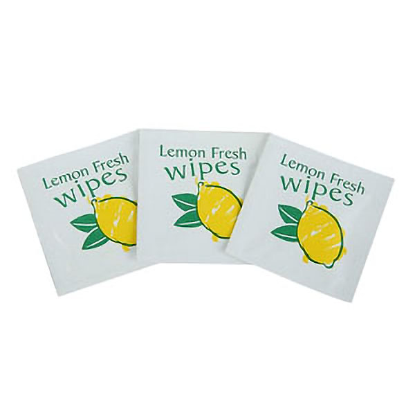 Lemon Scented Hand Wipes Medium - 1000x Per Pack