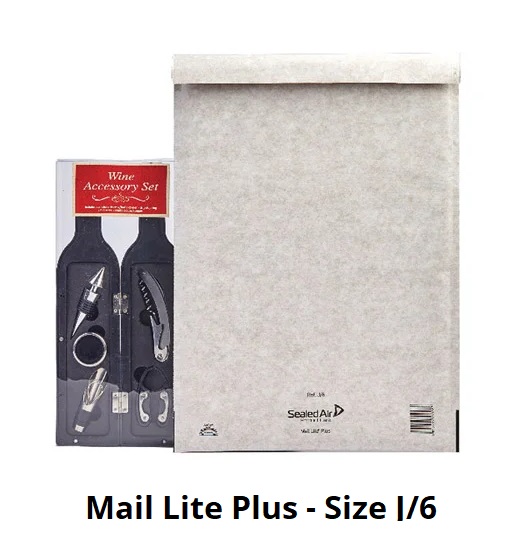 Jiffy Mail Lite Plus Bags - Size J/6 - 300mm x 440mm - 50x Per Pack