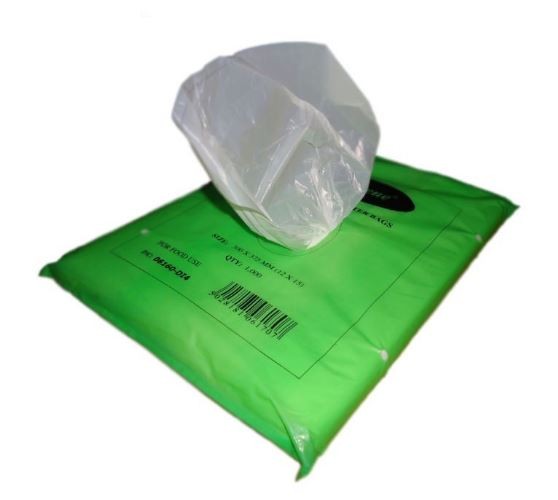 White Flat Counter Bags 8