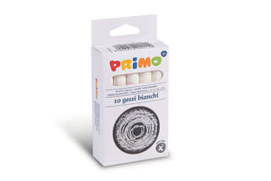 Primo Antidust White Chalk 9mm x 80mm - 10 Per Pack