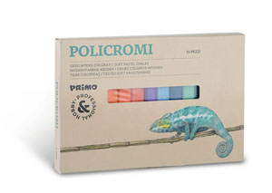 Primo Pastel Chalks, 13x13x80mm - 12x Per Pack