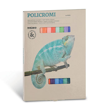 Primo Pastel Chalks, 13x13x80mm - 24x Per Pack