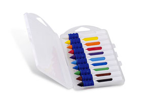 Primo Water-Soluble Crayons 10x Assorted in PP box