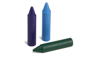 Primo Jumbo Wax Crayons 12x Assorted, 13.5 x 65mm - 12 Per Pack