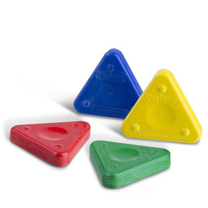 Primo Triangular Wax Crayons 6x Assorted Pack