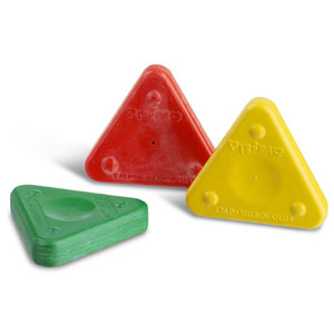 Primo Triangular Wax Crayons 6x Assorted Pack