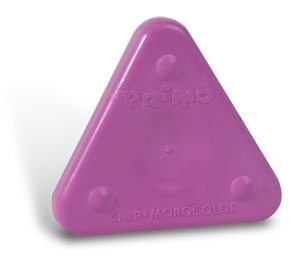Primo Triangular Wax Crayons 30x Assorted Tub - Pastel Colours