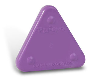 Primo Triangular Wax Crayons 30x Assorted Tub - Pastel Colours