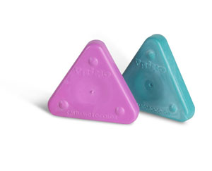 Primo Triangular Wax Crayons 30x Assorted Tub - Pastel Colours
