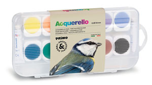 Primo Fine Watercolour's, 12 x 30mm Dia - Carry Case