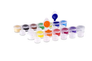 Primo 14 x 4.5ml Acrylic Paint Pots Plain - 1 Per Pack