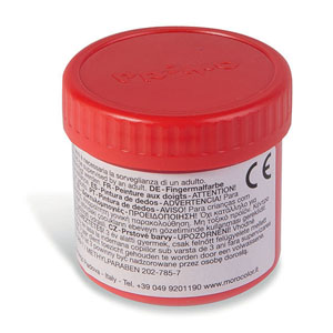 Primo Finger Paint 6x Tubs of 50gram - Retail Packed