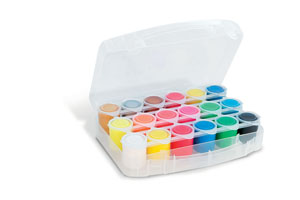 Primo Set of 18x Pots of 25ml Premium Paint - Carry Case