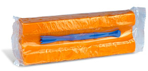 Primo Plasticine Block 1x 550gram - Orange 1 Per Pack