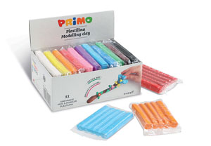 Primo Plasticine Bars 11 x 50gram  - 11 Per Retail Box