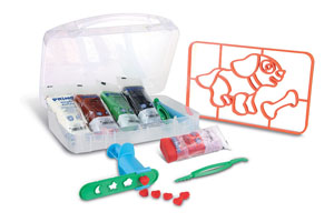 Primo Play Dough Dog Set, 5x Easydo, 6x Tools, 1 Cutout - 1 Per Pack