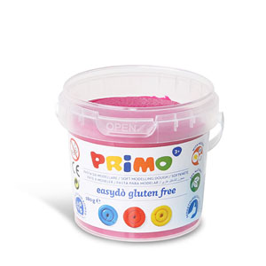 Primo Gluten Free Play Dough with Stencil - 180gram Per Bucket