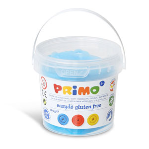 Primo Gluten Free Play Dough with Stencil - 180gram Per Bucket