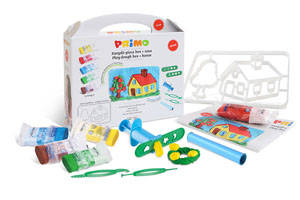 Primo Play Dough House Set, 5x Easydo, 6x Tools, 1 Cutout - 1 Per Pack