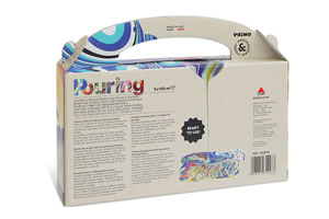 Primo Acrylic Pouring Paint, 5x Bottles 100ml - 1x Per Pack