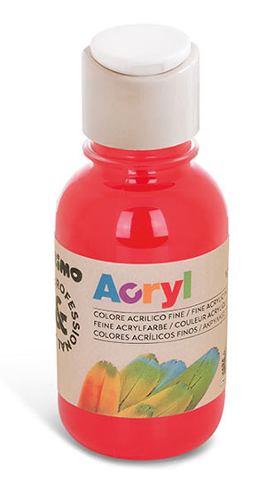 Primo Premium Acrylic Paint, 125ml Bottle - Vermillion - 1 Per Pack Primo Premium Acrylic Paint, 125ml Bottle - Vermillion - 1 Per Pack
